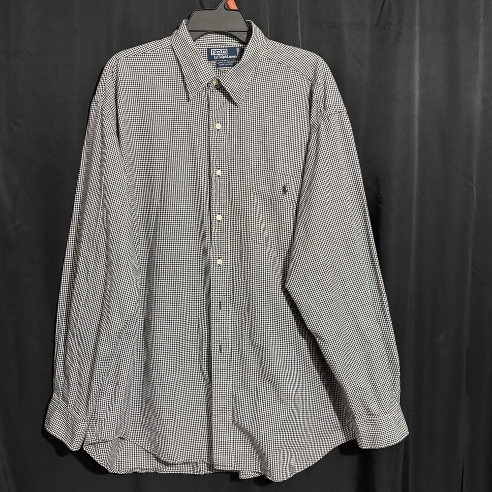 Polo Ralph Lauren Lowell Sport Plaid Button Up Long Sleeve Shirt size XL - Picture 2 of 7